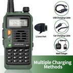 BAOFENG UV-S9 Plus V2 10W Powerful Handheld UHF VHF Dual Band Long Range Waterproof Walkie Talkie Ham Two Way Radio