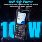 ABBREE AR-880 DMR Digital Walkie Talkie 10W IP67 Waterproof Dual Mode Analog Dual Band AES256 Dual Time Slot SMS VOX Ham Radio