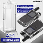 ABBREE Transparent Walkie Talkie Protective Case High Quality TPU Material Drop Protection Dustproof for Baofeng AT1 POC Radio