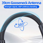 ABBREE AR-166 Gooseneck Walkie Talkie Antenna SMA-Female Dual Band UHF/VHF High Gain For BAOFENG UV-5R Mini UV-21PRO Ham Radio