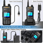 AIRITON DM-188 DMR Digital Analog Walkie Talkie 10W IP68 Waterproof AES256 SMS 3000mAh Dual Band Two Way Ham Radio DM1701 DM-32