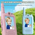 AIRITON JK201 Kids Video Walkie Talkie Rechargeable Indoor Outdoor One-Click Call Essential for Camping Hiking Adventures gift