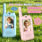AIRITON JK201 Kids Video Walkie Talkie Rechargeable Indoor Outdoor One-Click Call Essential for Camping Hiking Adventures gift