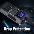 ABBREE Thin Clear Two Way Radio Case Soft TPU High Quality Transparent Dust Fall Protection Exclusive for UV-5RH Handheld Radio