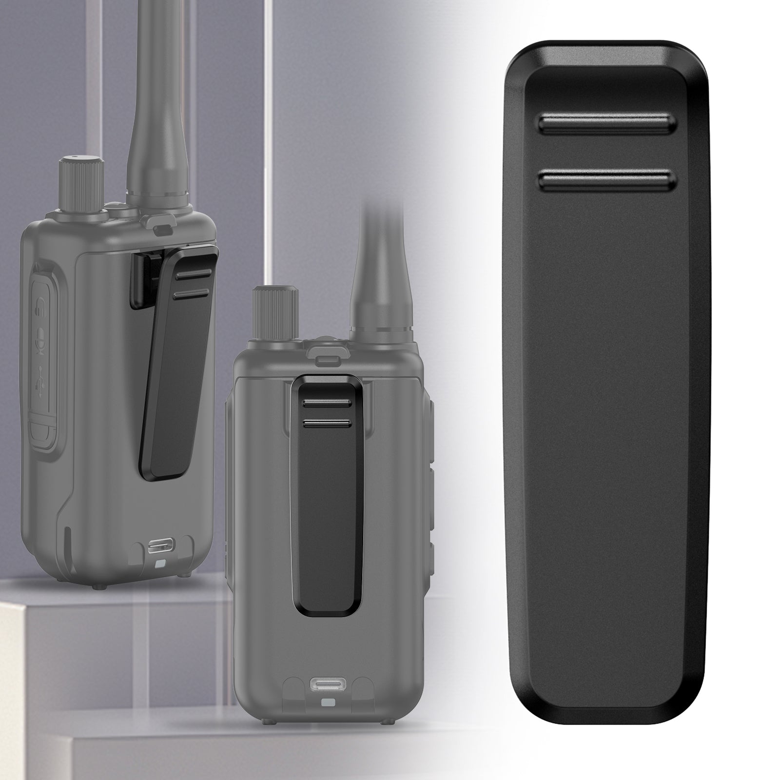Original Baofeng 5R Mini Walkie Talkie Belt Clip Battery Waist Clip Retention Cip Compatible With UV-5R MINI Battery Replacement