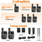 (Lifetime Free) Airiton Walkie Talkies Fast Radio Unlimited Range Nationwide Long Distance Handheld 4G LTE POC Two Way Radio Rapid Push to Talk Over Cellular Radio Long Range (2 with SIM Card)