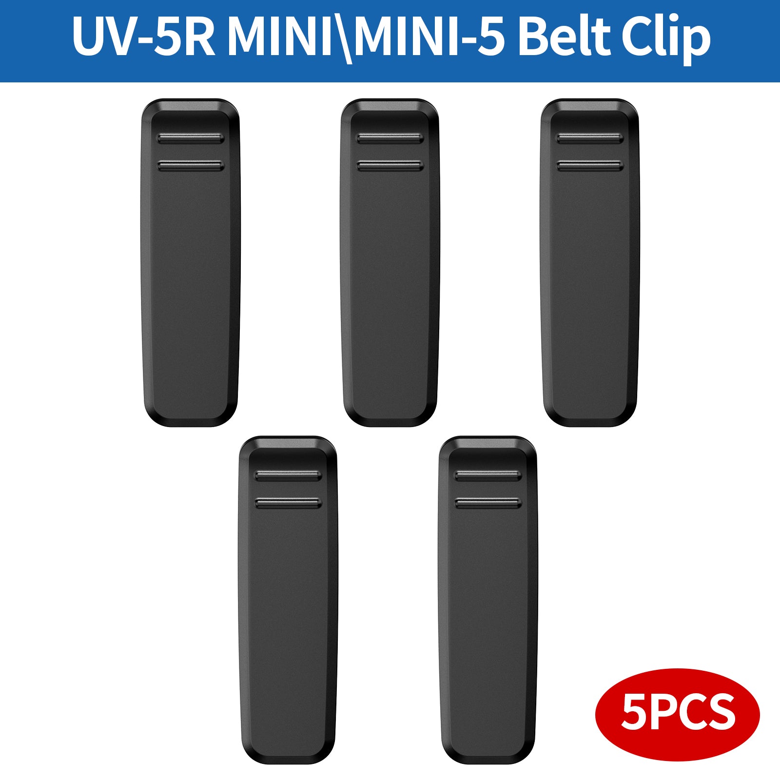 Original Baofeng 5R Mini Walkie Talkie Belt Clip Battery Waist Clip Retention Cip Compatible With UV-5R MINI Battery Replacement