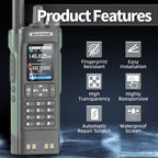 Baofeng UV-32 Screen Protector Cover Walkie Talkie Film Anti-Scratches Compatible With UV-32 DM-32 Two Way Ham Radio Accessories
