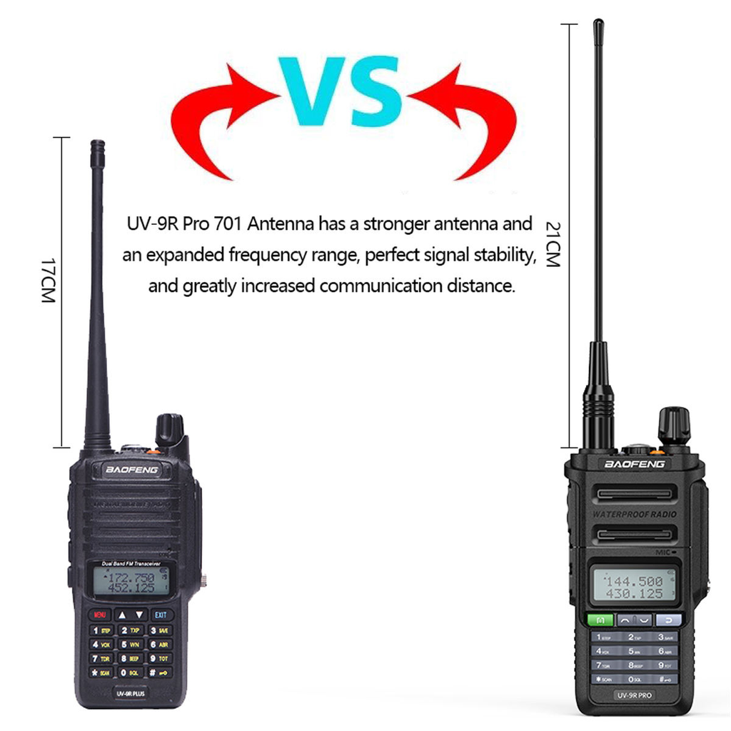 Baofeng UV-9R PRO Air Band Walkie Talkie IP68 Waterproof Multi Band Wireless Copy Frequency AM FM DTMF Long Range Two Way Radio