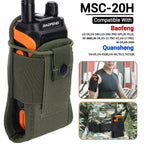 Tactical Walkie Talkie Pouch Oxford Molle Radio Pouch Holder Pocket Portable Outdoor Hunting Sports Waist Bag Interphone Holster
