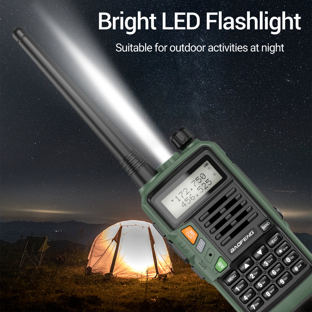 BAOFENG UV-S9 Plus V2 10W Powerful Handheld UHF VHF Dual Band Long Range Waterproof Walkie Talkie Ham Two Way Radio