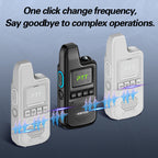 AIRITON AI-828C Mini Walkie Talkie Dual PTT Wireless Copy Frequency HD Sound Portable UHF 16 Channels Long Range Ham Radio