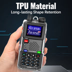 ABBREE Thin Clear Two Way Radio Case Soft TPU High Quality Transparent Dust Fall Protection Exclusive for UV-5RH Handheld Radio