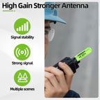 ABBREE AR-805S Mini Walkie Talkie Antenna SMA- Female Dual Band Long Range For Baofeng UV-5R Mini UV-21 PRO UV-32 Two Way Radio
