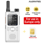 Baofeng AT1 POC Walkie Talkie Free Unlimited Data EU/US Worldwide Communication Phone Group Setting Portable 4G/5G Two Way Radio