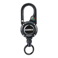 ABBREE Retractable Heavy Duty Pull Reel Carabiner Key Chains Strong Steel Wire Rope Buckle Outdoor Microphone Hanger Climbing