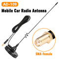 ABBREE AD-109 Mobile Radio Antenna Magnetic Dual Band VHF UHF SMA-Female For Baofeng Walkie Talkie UV-5RH BF-888S UV-32