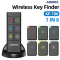 ABBREE KF-106 Wireless Key Finder RF Key Locator Pet Tracker Wallet Tracker Remote Control 1 RF Transmitter 6 Receiver