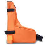 ABBREE PT-17 Large Capacity Waterproof Walkie Talkie Carry Bag Fashion Orange L Shape Lightweight Portable Adjustable Chest Bag