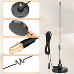 ABBREE AD-109 Mobile Radio Antenna Magnetic Dual Band VHF UHF SMA-Female For Baofeng Walkie Talkie UV-5RH BF-888S UV-32