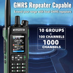 BAOFENG GM‑32 GMRS Walkie Talkie Long Range Two‑Way Radio NOAA Scan USB‑C Charging for Outdoor Off‑Road Trucking Camping
