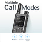 ALERVITES AT1 POC Radio Global 4G/5G Network Walkie Talkie Create Groups Freely Phone APP Settings Unlimited Distance  For Baofeng Portable USB Charge Ham Radio