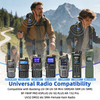 ABBREE AR-805 PLUS Walkie Talkie Antenna SMA-Female High Gain Dual Band For Baofeng UV-5R AR-152 PRO UV-21 PRO Ham Radio