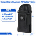 Tactical Walkie Talkie Pouch Oxford Molle Radio Pouch Holder Pocket Portable Outdoor Hunting Sports Waist Bag Interphone Holster