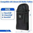 Tactical Walkie Talkie Pouch Oxford Molle Radio Pouch Holder Pocket Portable Outdoor Hunting Sports Waist Bag Interphone Holster