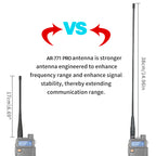 ABBREE AR-771 PRO SMA-Female VHF UHF Dual Band Antenna For Walkie Talkie Baofeng UV-5R UV-21 k6 Quansheng UV K5 (8) Ham Radio