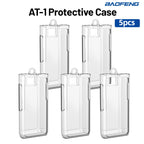 ABBREE Transparent Walkie Talkie Protective Case High Quality TPU Material Drop Protection Dustproof for Baofeng AT1 POC Radio
