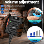 ABBREE AR-158 Walkie Talkie Speaker Mic Adjustable Volume 2 Pin Rechargeable For Baofeng UV-5R Mini for Quansheng UV-K1 (8) K5