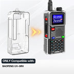 ABBREE Thin Clear Two Way Radio Case Soft TPU High Quality Transparent Dust Fall Protection Exclusive for UV-5RH Handheld Radio