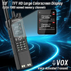 Baofeng DM-32 Upgrade Battery GPS APRS AES256 Encryption DMR Digital Analog UHF VHF Dual Band 8W Air Band FM Walkie Talkie DM-32UV