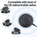 ABBREE KES-4 Car Radio Mini External Speaker Clear Sound For All 3.5mm Audio Plug With KG-M70 AR-M6 AR-318 CB Mobile Radio