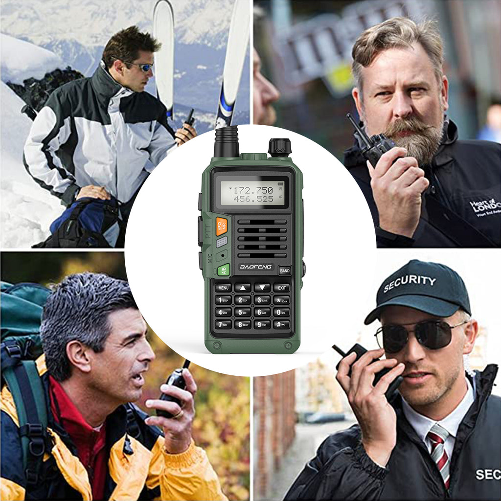 BAOFENG UV-S9 Plus V2 10W Powerful Handheld UHF VHF Dual Band Long Range Waterproof Walkie Talkie Ham Two Way Radio