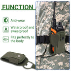 Tactical Walkie Talkie Pouch Oxford Molle Radio Pouch Holder Pocket Portable Outdoor Hunting Sports Waist Bag Interphone Holster
