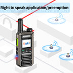 ABBREE GP-18 2G/3G/4G Zello Walkie Talkie Dual Sim Card Slots Global POC Android Bluetooth WIFI Unlimited Distance Network Radio