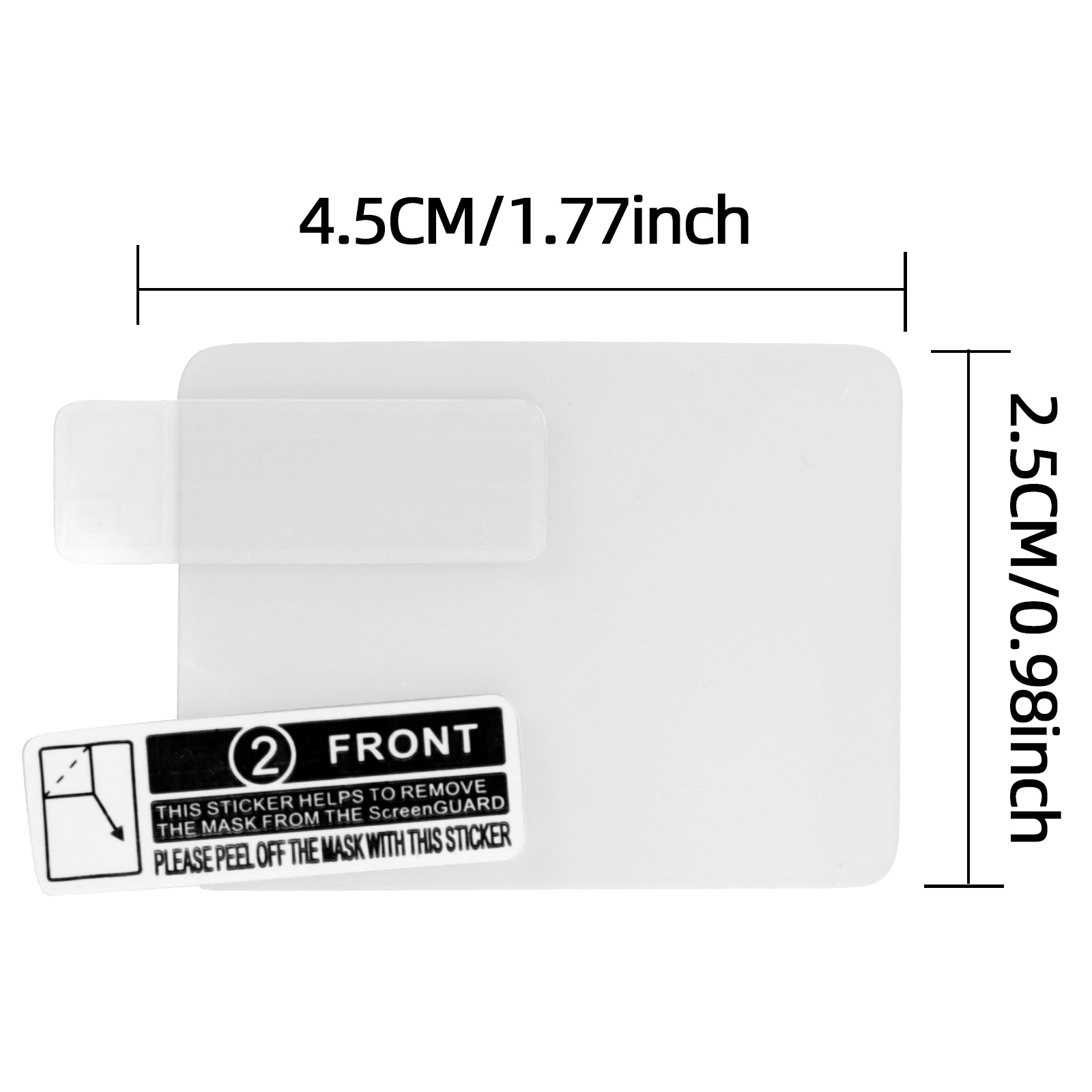 Baofeng UV-32 Screen Protector Cover Walkie Talkie Film Anti-Scratches Compatible With UV-32 DM-32 Two Way Ham Radio Accessories