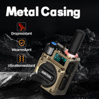 Walkie Talkies Airiton Radios Unlimited Range Nationwide 4G Long Distance 5000 Miles Handheld POC Two Way Radio AI-G7 Push to Talk Over Cellular Radio Long Range Walkie Talkie (2 with SIM Card)