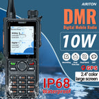 AIRITON AI-881 DMR Walkie Talkie IP67 Waterproof 10W High Power Dual Time Slot Large Color Screen VOX Two Way Radio