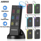 ABBREE KF-106 Wireless Key Finder RF Key Locator Pet Tracker Wallet Tracker Remote Control 1 RF Transmitter 6 Receiver