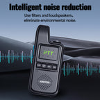 AIRITON AI-828C Mini Walkie Talkie Dual PTT Wireless Copy Frequency HD Sound Portable UHF 16 Channels Long Range Ham Radio