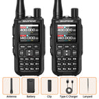Baofeng Mini 5 Walkie Talkie Upgrade 5R Mini Bluetooth Programming Wireless Copy Frequency Full Band Type-C Long Range Ham Radio
