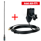 ABBREE Car Window Clip Antenna Mount with SMA Extension Cable