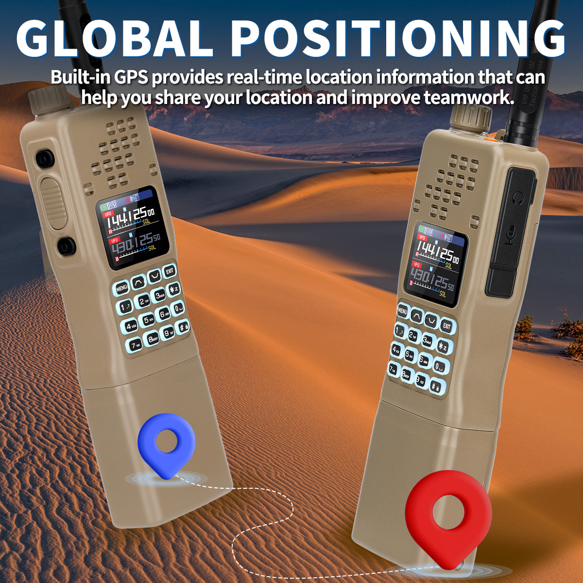 Baofeng AR-152 PRO GPS Ham Radio High Powerful CS Tactical Game Walkie Talkie Long Range Upgraded AR-152 Portable Two Way Radio
