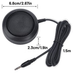 ABBREE KES-4 Car Radio Mini External Speaker Clear Sound For All 3.5mm Audio Plug With KG-M70 AR-M6 AR-318 CB Mobile Radio