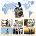 Walkie Talkies Airiton Radios Unlimited Range Nationwide 4G Long Distance 5000 Miles Handheld POC Two Way Radio AI-G7 Push to Talk Over Cellular Radio Long Range Walkie Talkie (2 with SIM Card)