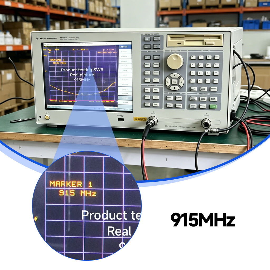 ABBREE AR-915 V1 V2 915MHz High Gain Omni Antenna SMA Male UHF Long Range for LoRa IoT Module Indoor Outdoor Communication