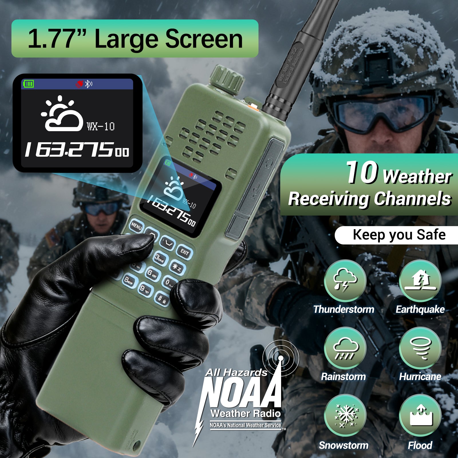 Baofeng AR-152 PRO GPS Ham Radio High Powerful CS Tactical Game Walkie Talkie Long Range Upgraded AR-152 Portable Two Way Radio